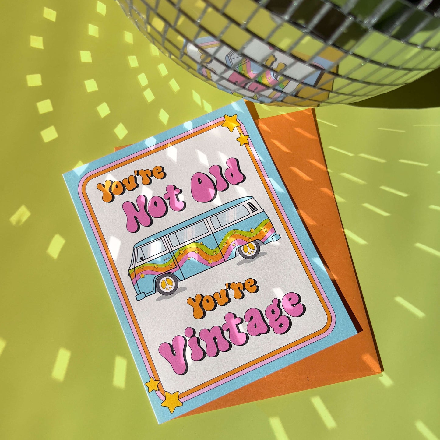 You're Vintage Birthday Card