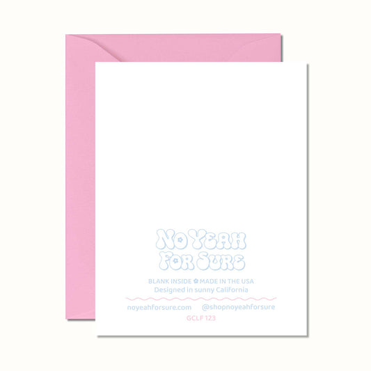 It's Giving Married Wedding Cake Card