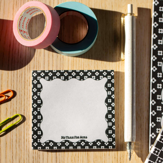 Daisy Black Sticky Notes