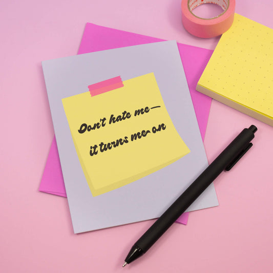 Don't Hate Me Card