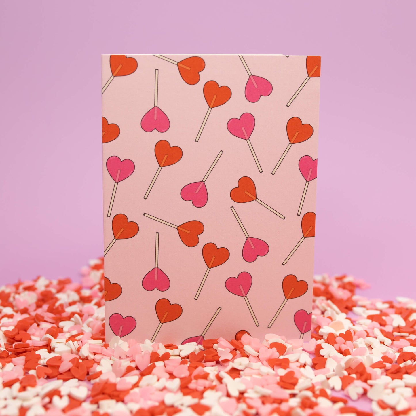 Heart Lollipops Mini Card