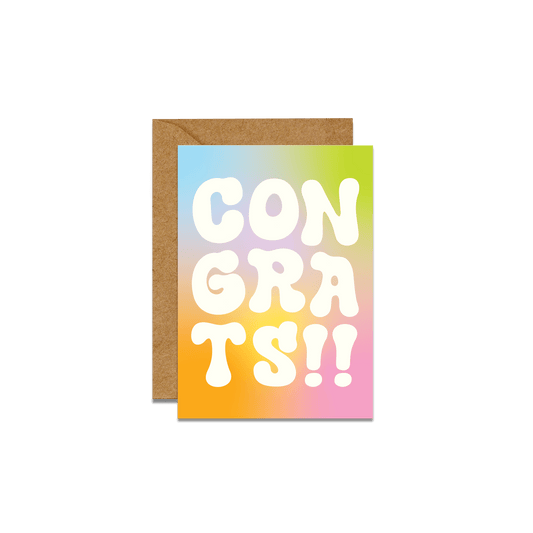 Congrats Mini Card