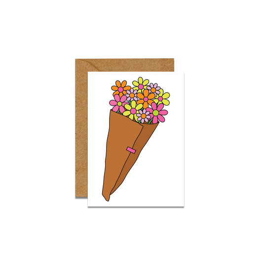 Wildflower Bouquet Mini Card