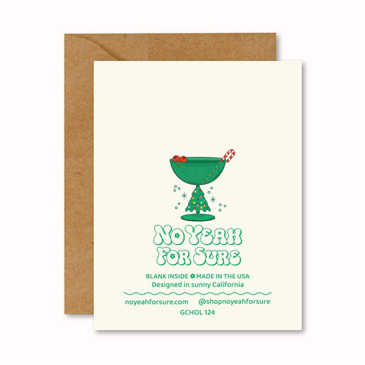 Let's Get Merry Christmas Cocktail Card