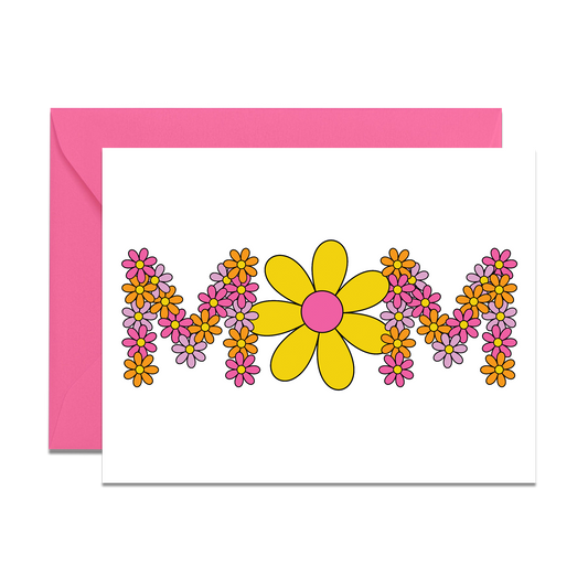 MOM Flowers Card