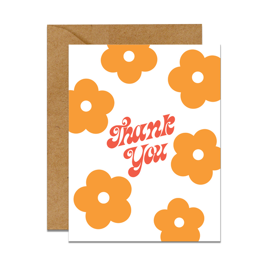 Daisy Thank You Card