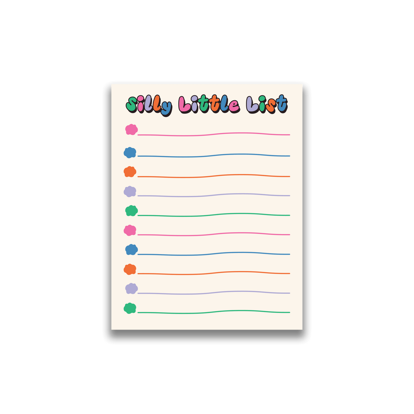 Silly Little List Mini Notepad