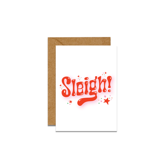 Sleigh! Mini Card