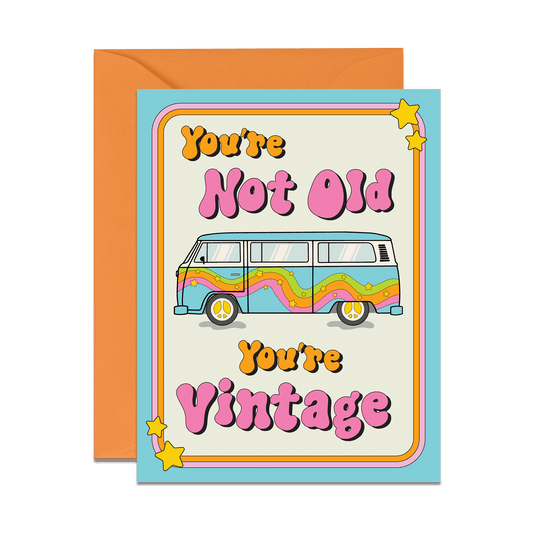You're Vintage Birthday Card