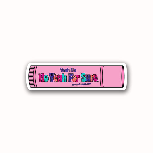 pink Lip Smacker inspired lip gloss sticker